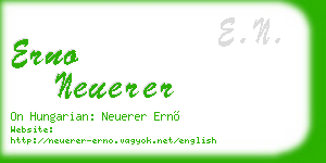 erno neuerer business card